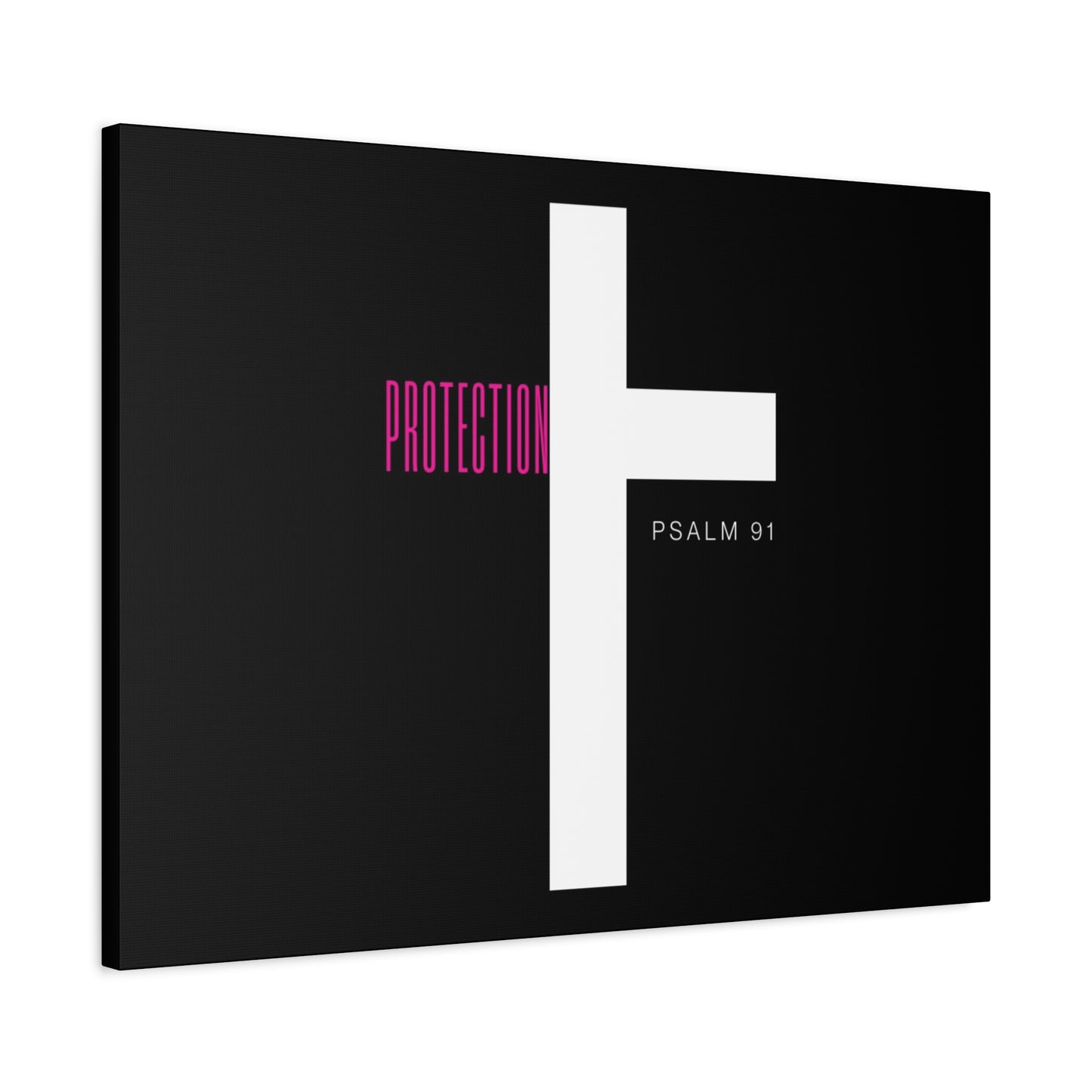 Faith-Inspired Canvas Print - Psalm 91, Home Decor, Wall Art, Christian Gift, Inspirational Decoration