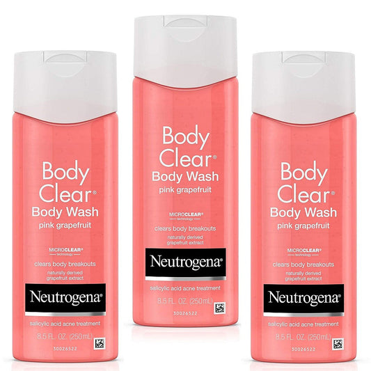 Neutrogena Body Clear Acne Body Wash, Pink Grapefruit, 8.5 fl. oz