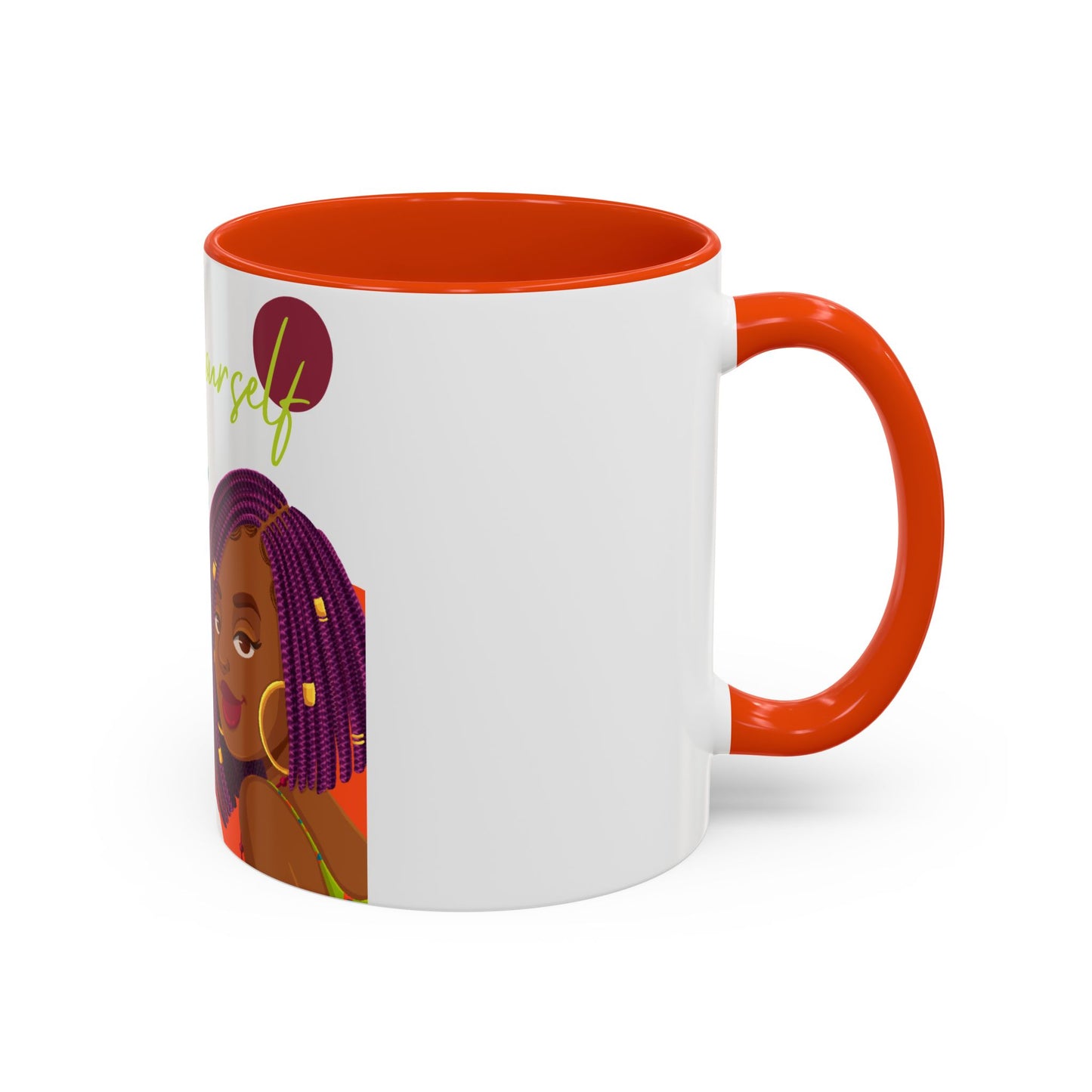 Colorful Be Yourself Mug, Inspirational Coffee Cup, Gift for Friends, Empowerment Mug, Unique Art Mug, Perfect for Birthdays