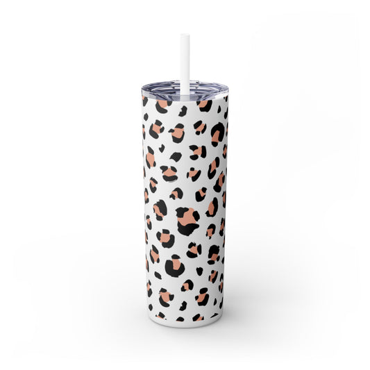 Chic Cheetah Print Tumbler, Trendy Travel Mug, Animal Print Water Bottle, Perfect Gift for Her, Stylish Beverage Container
