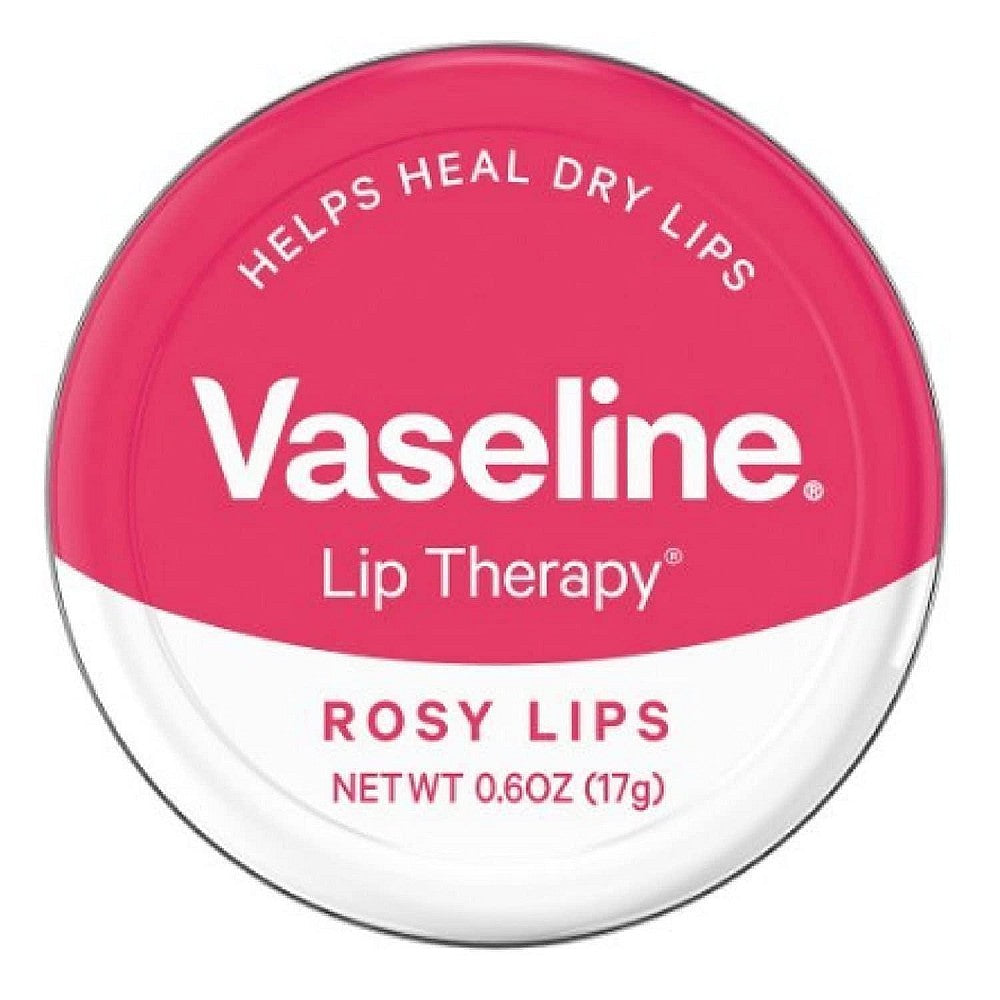 Vaseline Lip Therapy Rosy Lips Tin, 0.6 oz