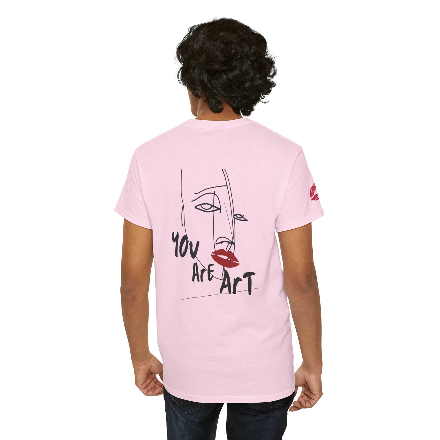 YOU ARE ART - SINGLE, TAKEN... Artistic Unisex Cotton Tee with Heartfelt Prints, Casual Wear, Gift for Artists, Streetwear, Inspirational Fashion