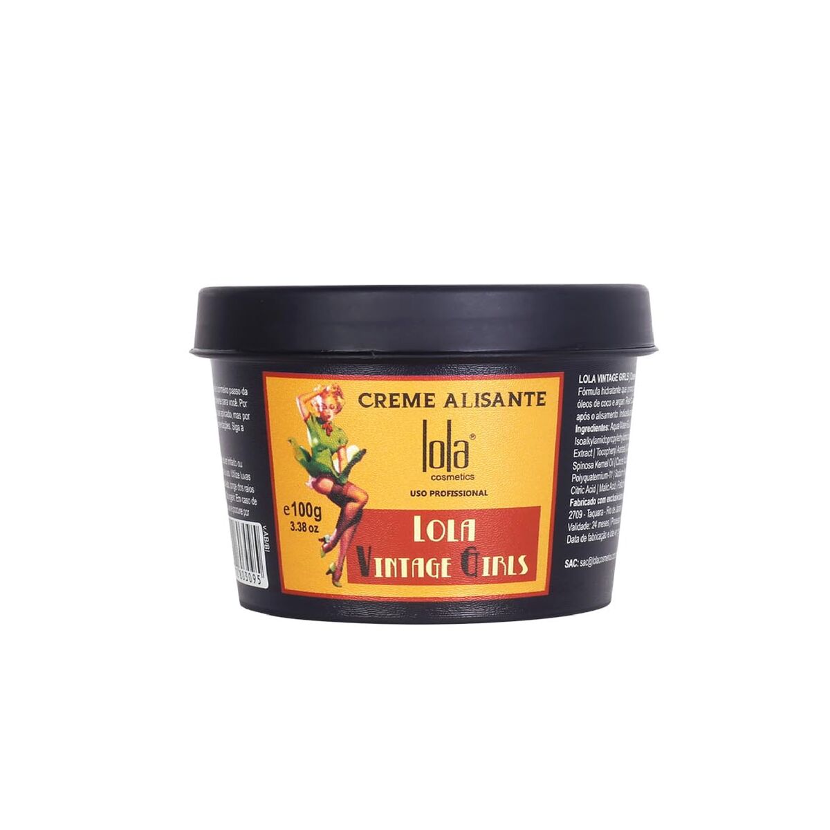 Hair Straightening Cream Lola Cosmetics Vintage Girls 100 g-0