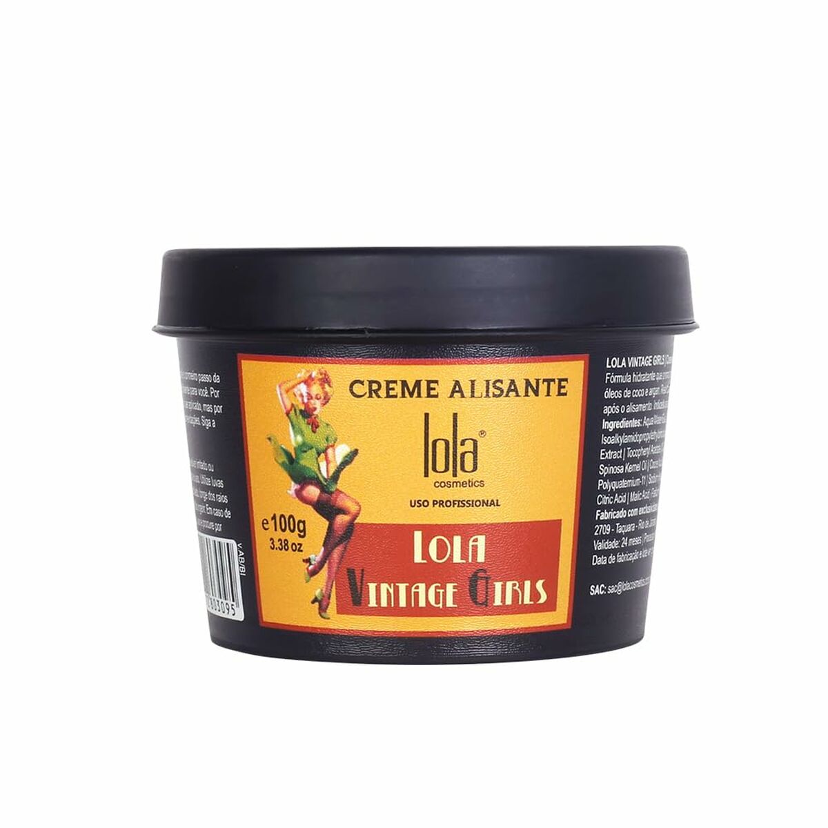 Hair Straightening Cream Lola Cosmetics Vintage Girls 100 g-4