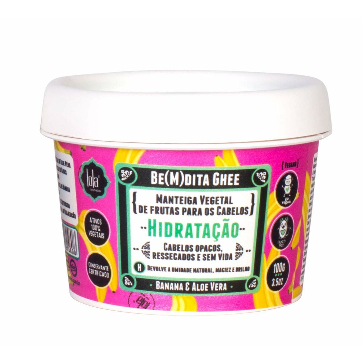 Hair Mask Lola Cosmetics Be(M)Dita Ghee Banana & Aloe Vera 100 g-0