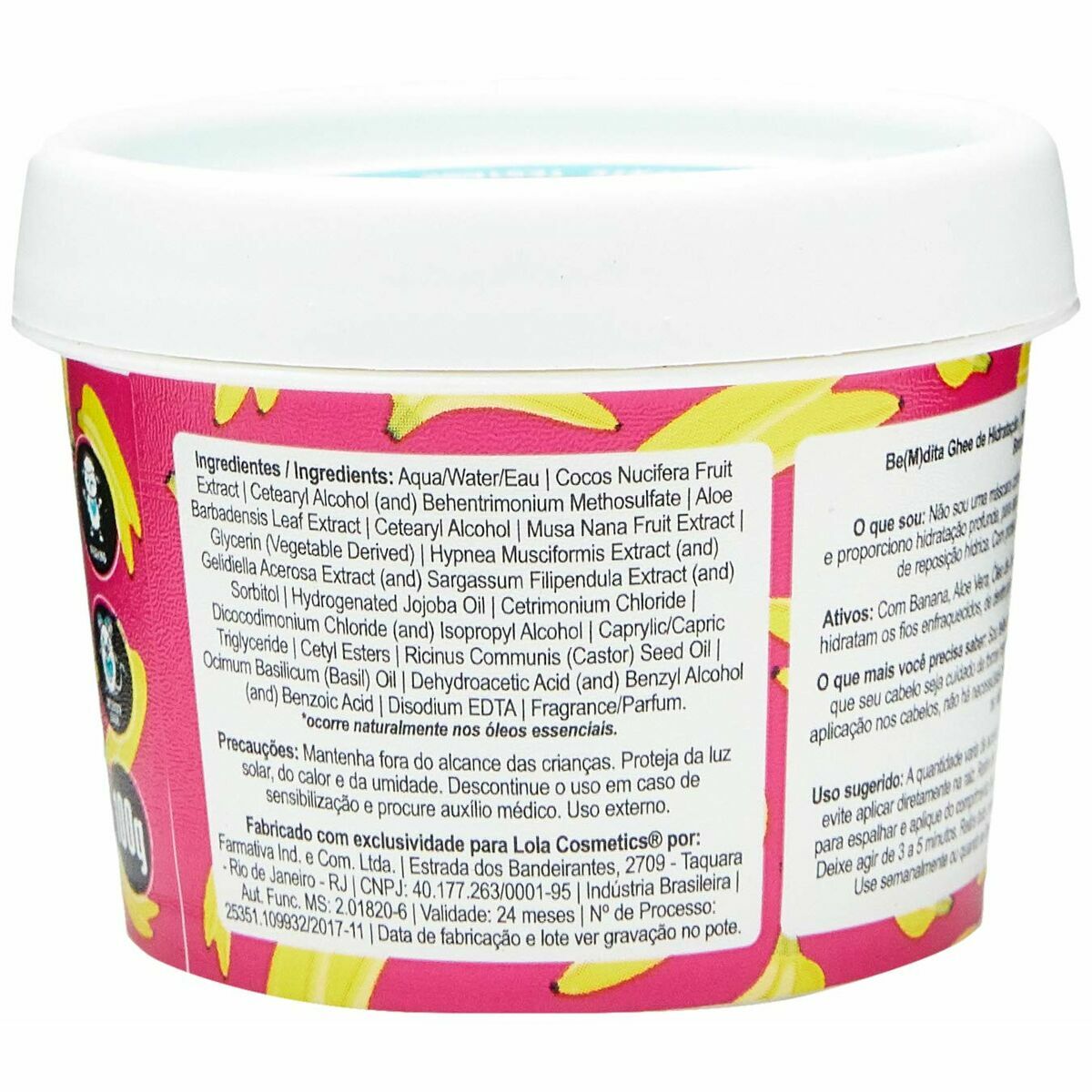 Hair Mask Lola Cosmetics Be(M)Dita Ghee Banana & Aloe Vera 100 g-1