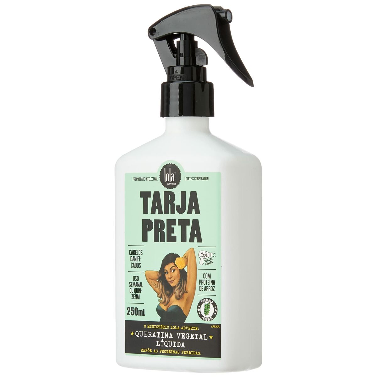 Keratine Spray Lola Cosmetics Tarja Black 250 ml-3