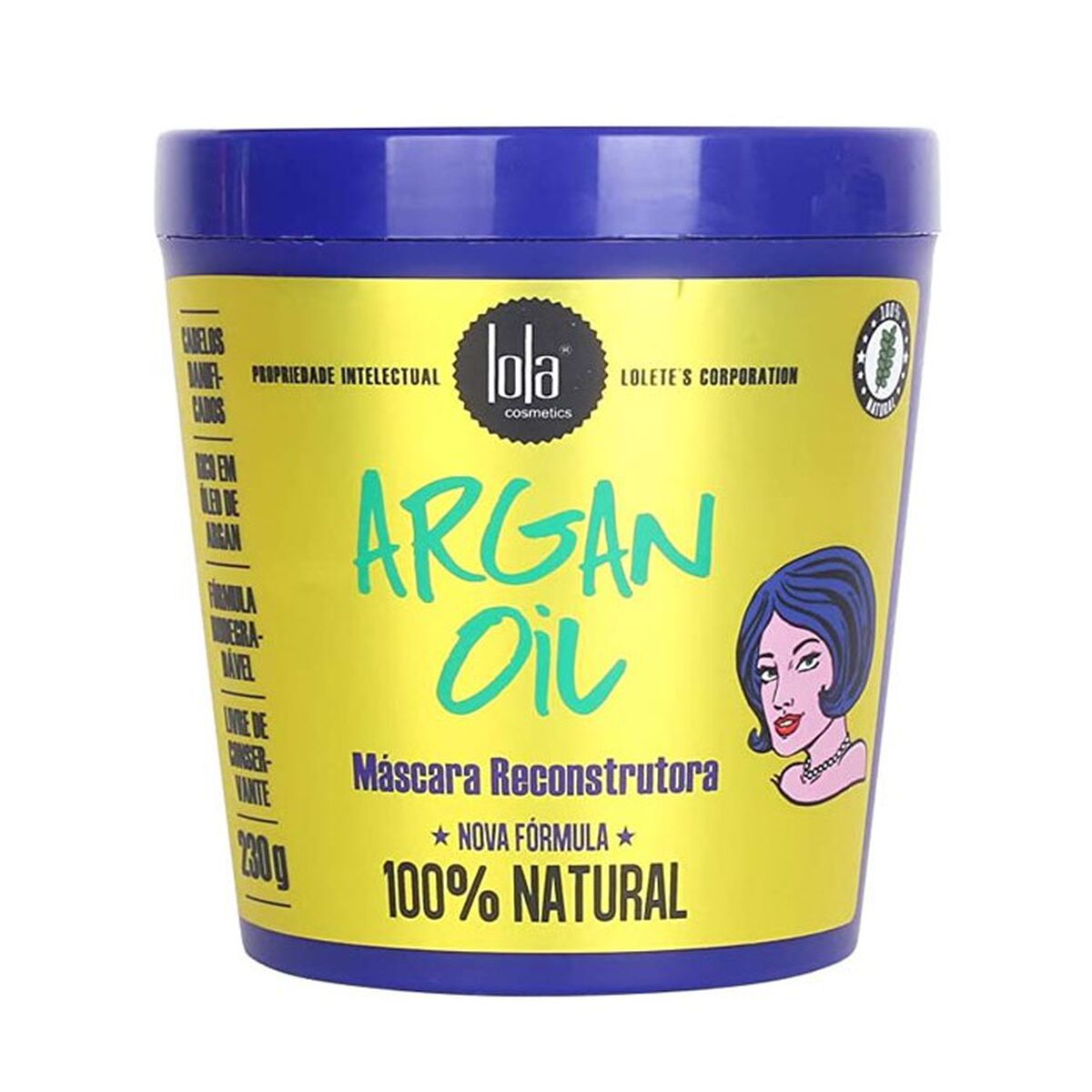 Restorative Hair Mask Lola Cosmetics Argan Oil 230 g-0