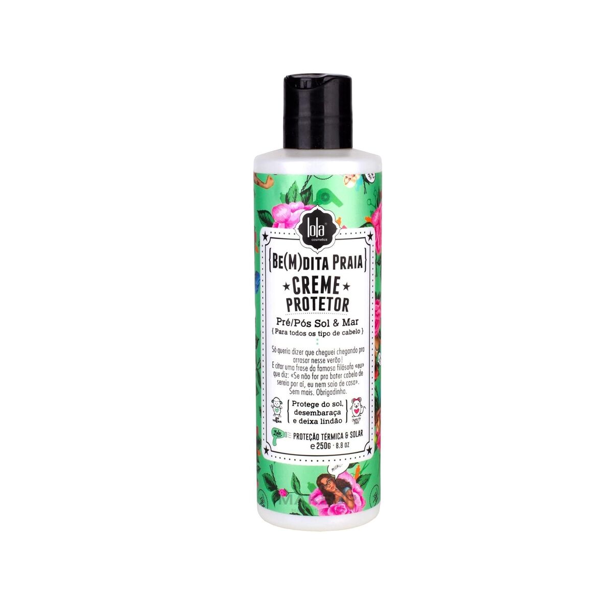Sunscreen for Hair Lola Cosmetics Be(M)Dita Praia 230 g-0