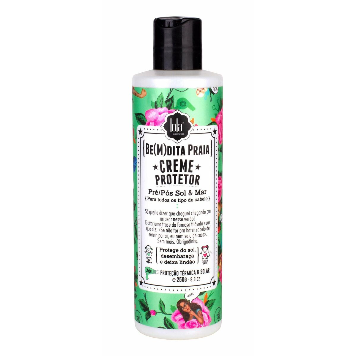 Sunscreen for Hair Lola Cosmetics Be(M)Dita Praia 230 g-1