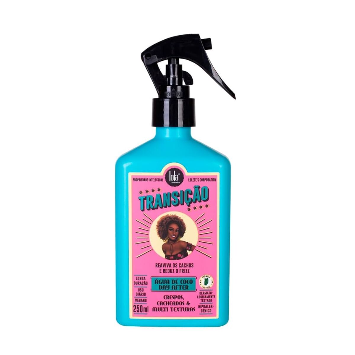 Spray Conditioner for Curly Hair Lola Cosmetics Coconut Water Transition 250 ml-0