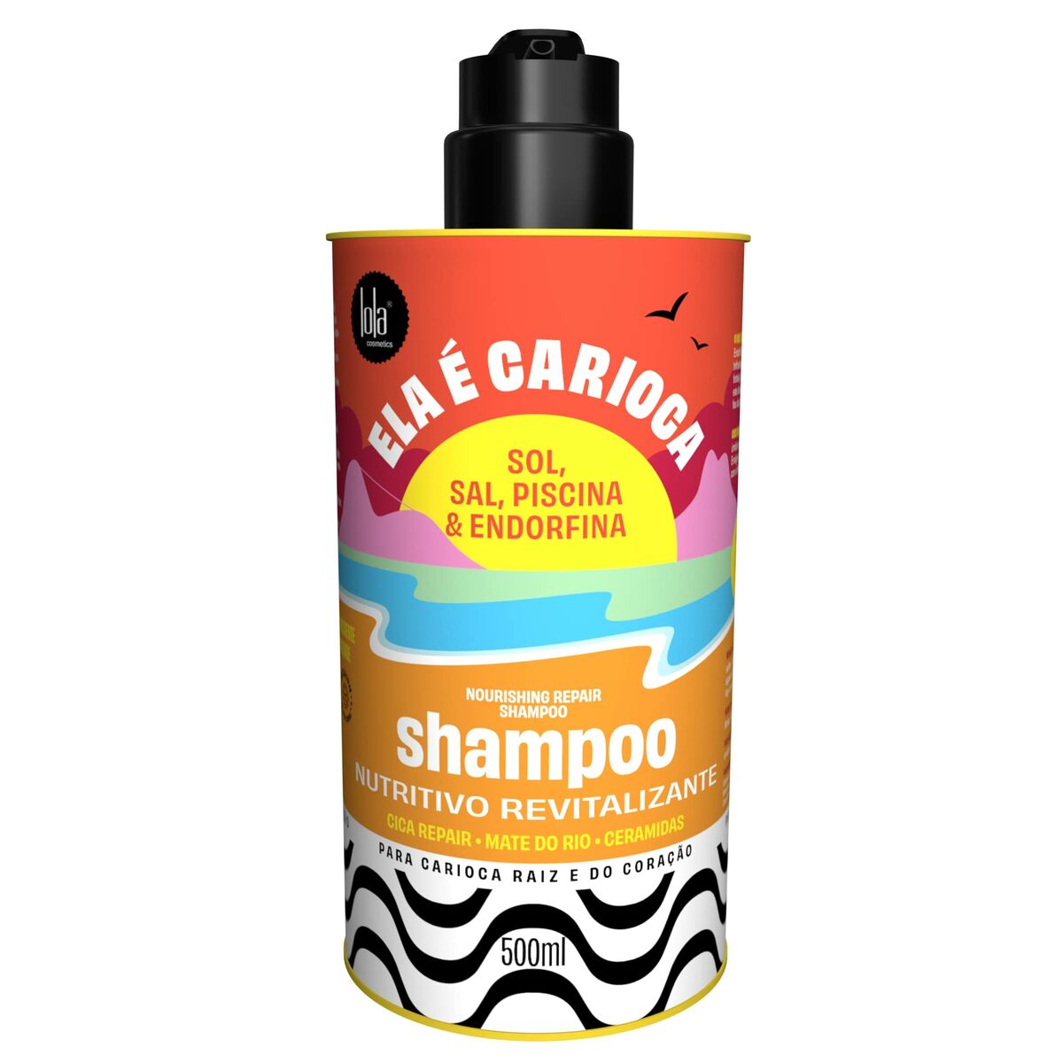Nourishing Shampoo Lola Cosmetics Ela É Carioca 500 ml Revitalising-0
