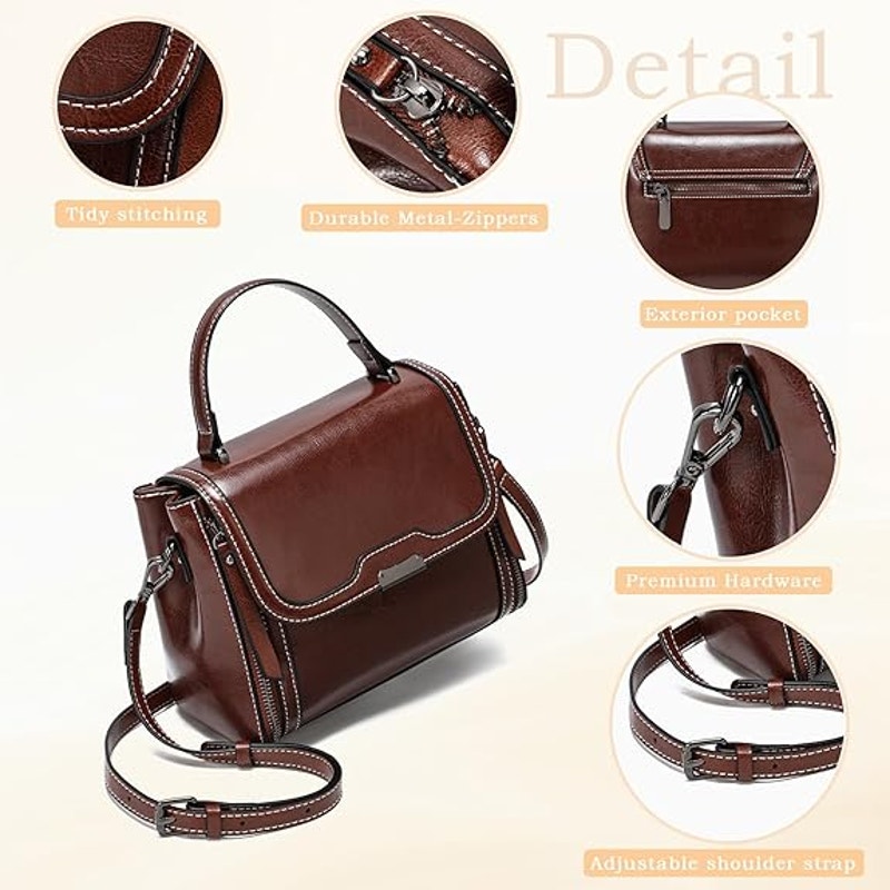 Imeetu Womens Blue Faux Leather Metal Latch Removeable Strap Crossbody Handbag