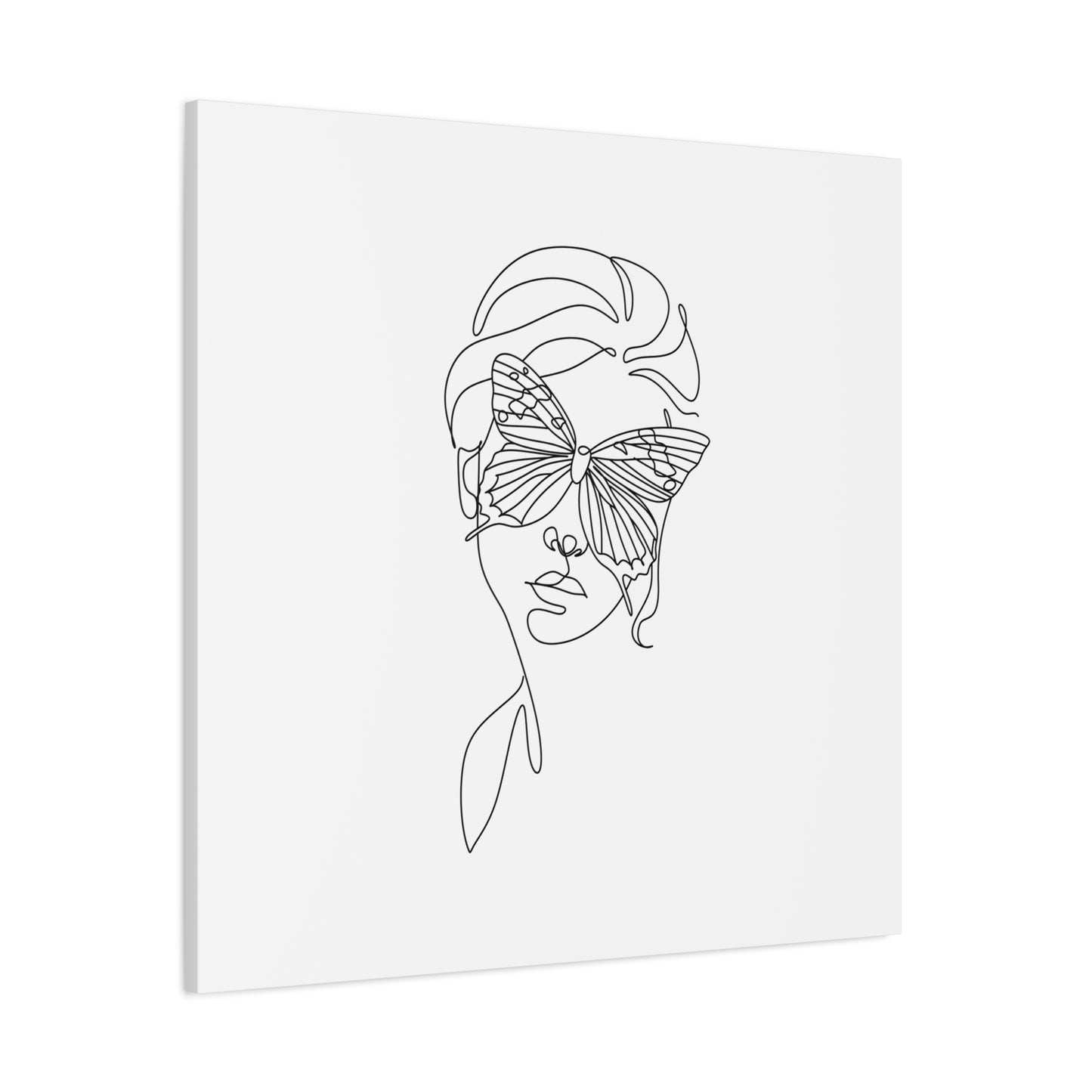 Minimalist Butterfly Canvas Art, Modern Home Decor, Gift for Nature Lovers, Wall Art for Women, Inspirational Wall Art