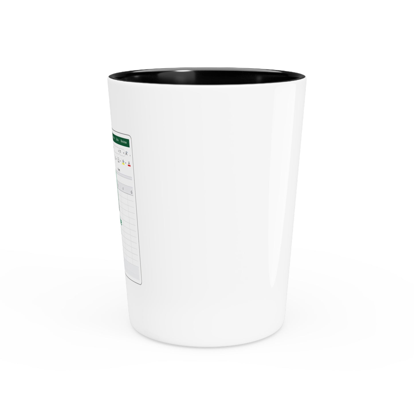 Office Humor Shot Glass - Perfect Gift for Spreadsheet Lovers, Office Party Supplies, Funny Drinkware
