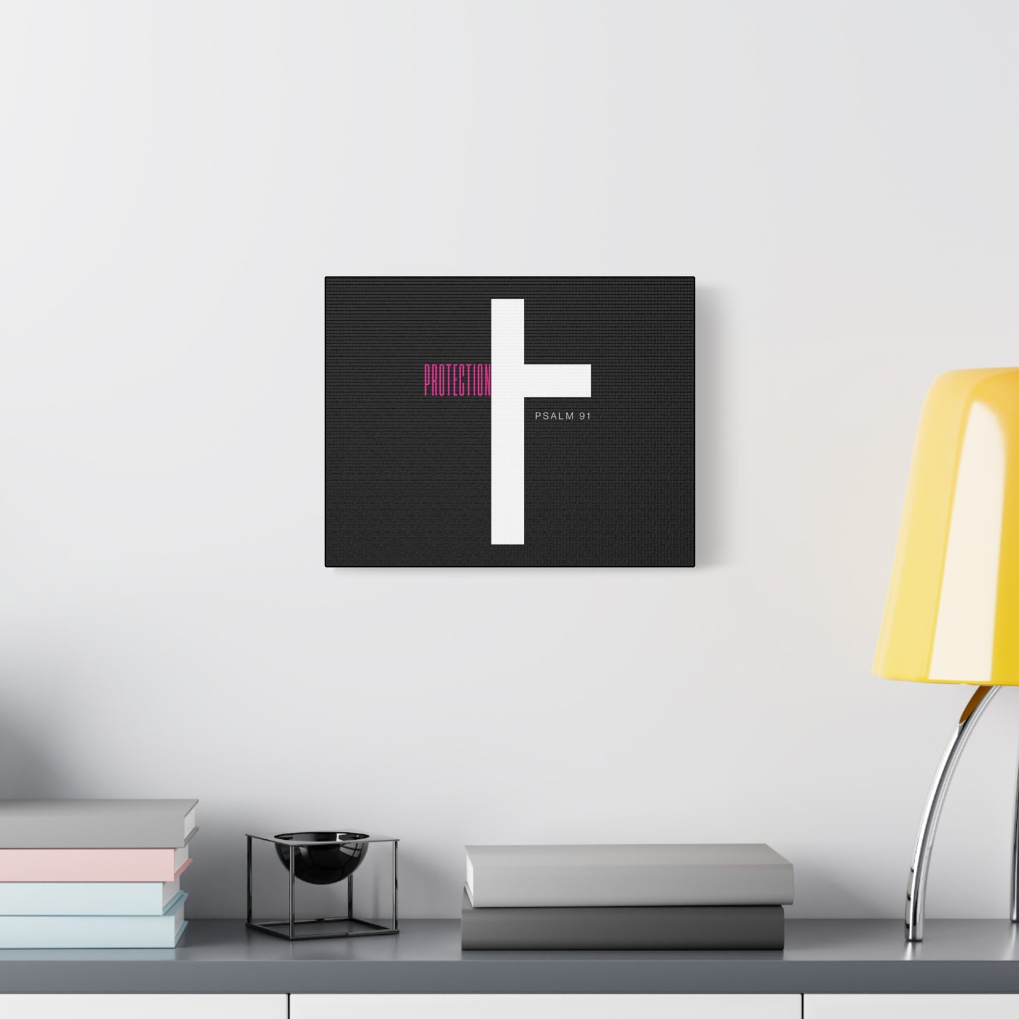 Faith-Inspired Canvas Print - Psalm 91, Home Decor, Wall Art, Christian Gift, Inspirational Decoration