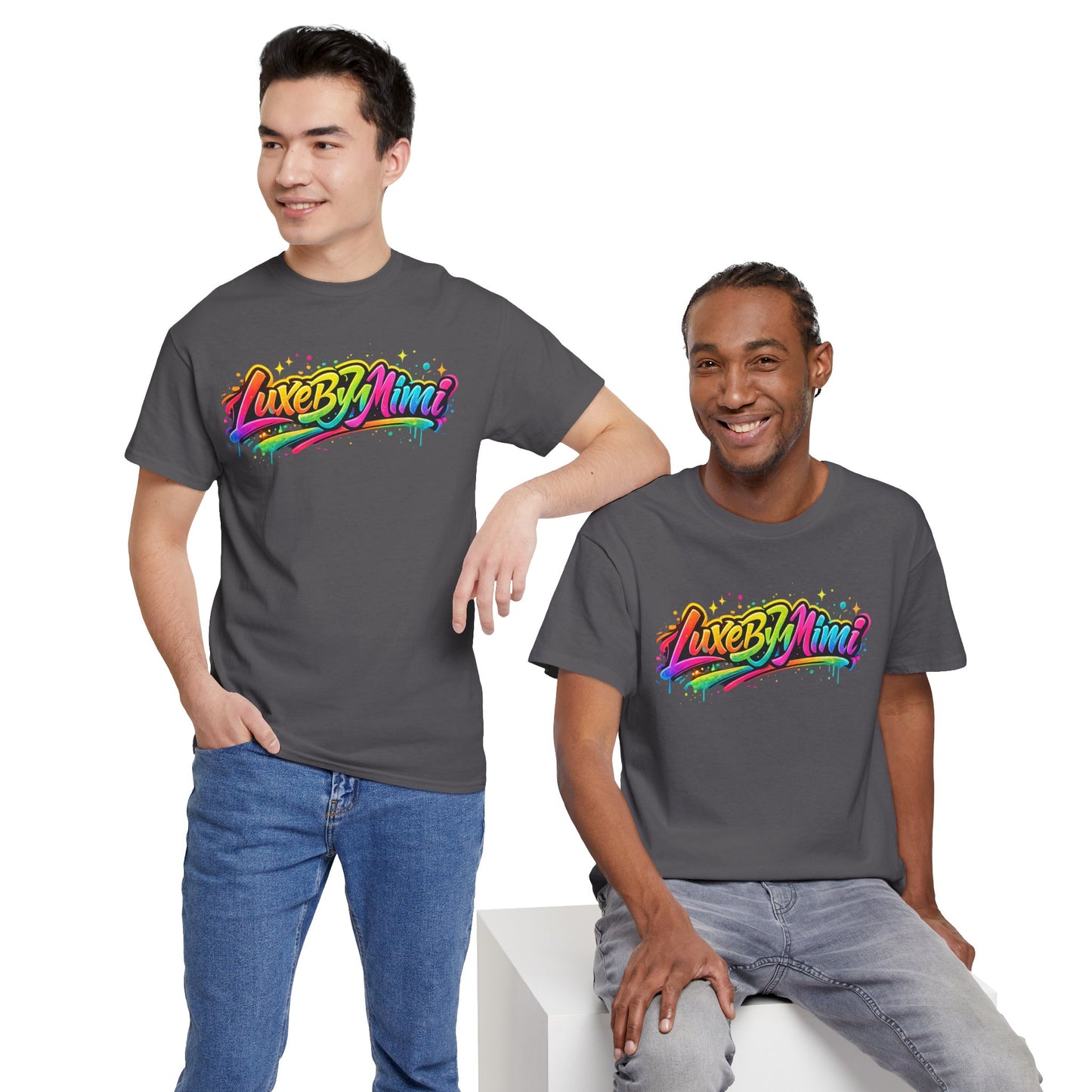 Graffiti Logo T-Shirt — 'Luxe By Mimi' Brand Colorful Streetwear Tee