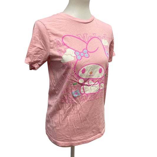 2022 My Melody by Sanrio Womens Small Bunny Rabbit 100% Cotton Crew Neck Tee