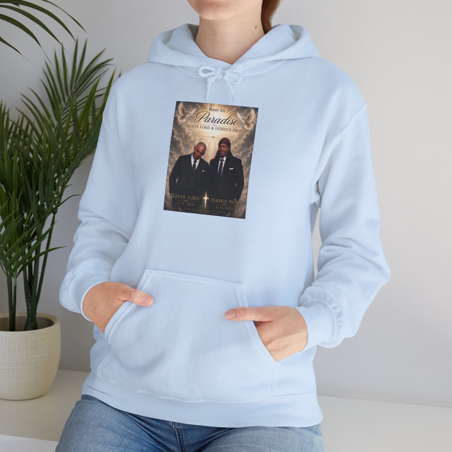 In Memory of Portrait Hoodie — "The Anointing" Ministry Sweatshirt