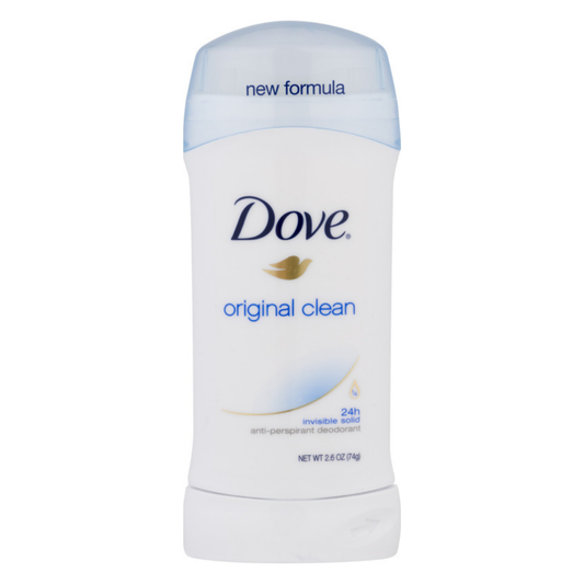 Dove Original Clean Invisible Solid Antiperspirant Deodorant (2.6 oz)
