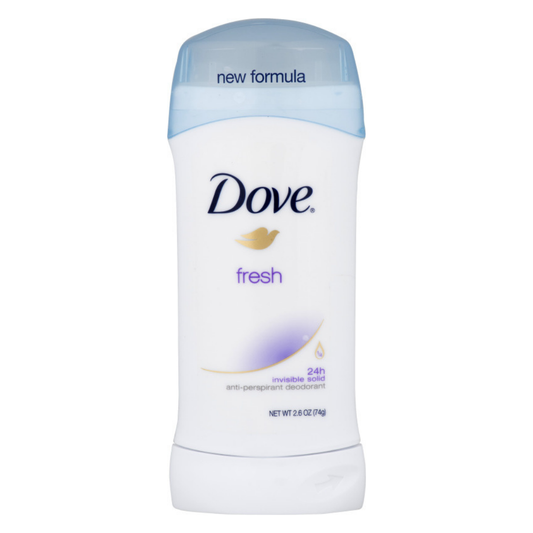 Dove Fresh Invisible Solid Antiperspirant Deodorant (2.6 oz)