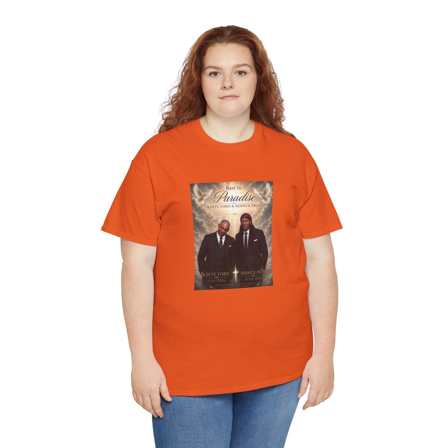 Memorial Tribute Tee — "Rest in Paradise" Funeral Remembrance Shirt