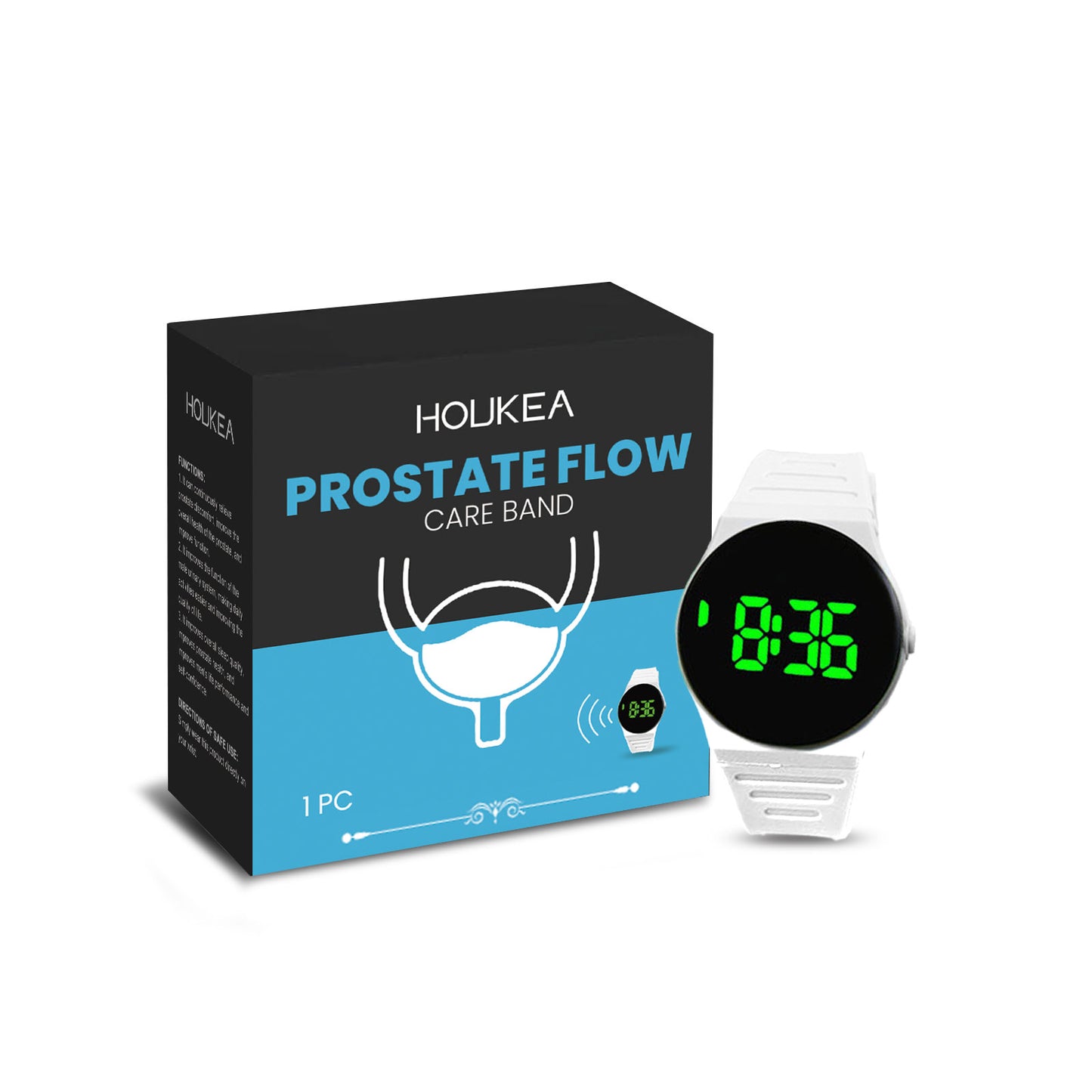 Men's Prostate Sports Watch Body Care Outdoor Fitness Time Management Watch