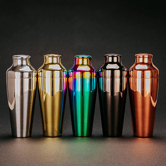 304 Stainless Steel French Two-Section Wine Shaker Shaker Shaker Bar Cocktail Glass Mixing Tool 550ml