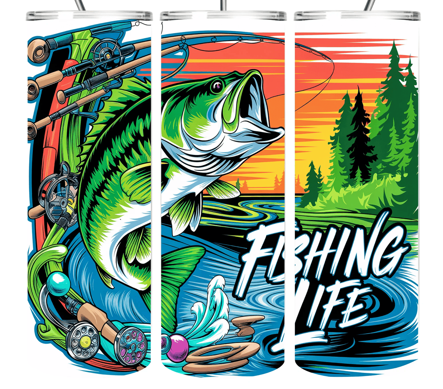 Fishing collection Tumbler 20oz Tumblers