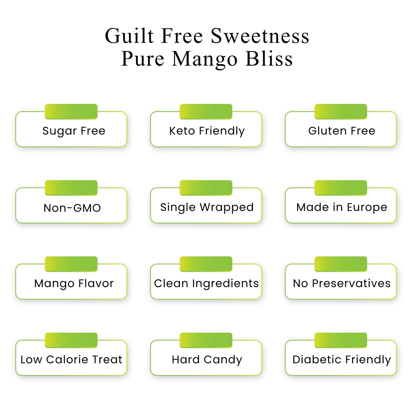 Andy Anand Sugar-Free Mango Hard Candy, 7 oz – European Imported, Stevia Sweetened, Keto & Diabetic-Friendly Gourmet Snack Gift Box