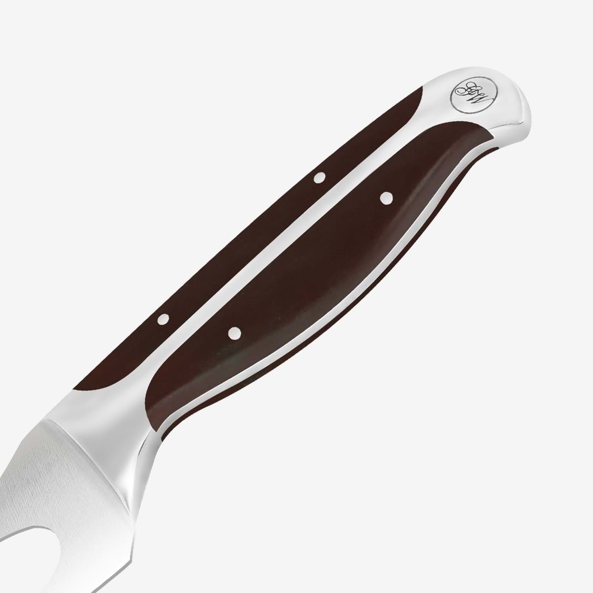 Gunter Wilhelm Premier Cheese Knife, 7 Inch | Dark Brown ABS Handle SKU: 30-324-0807-1