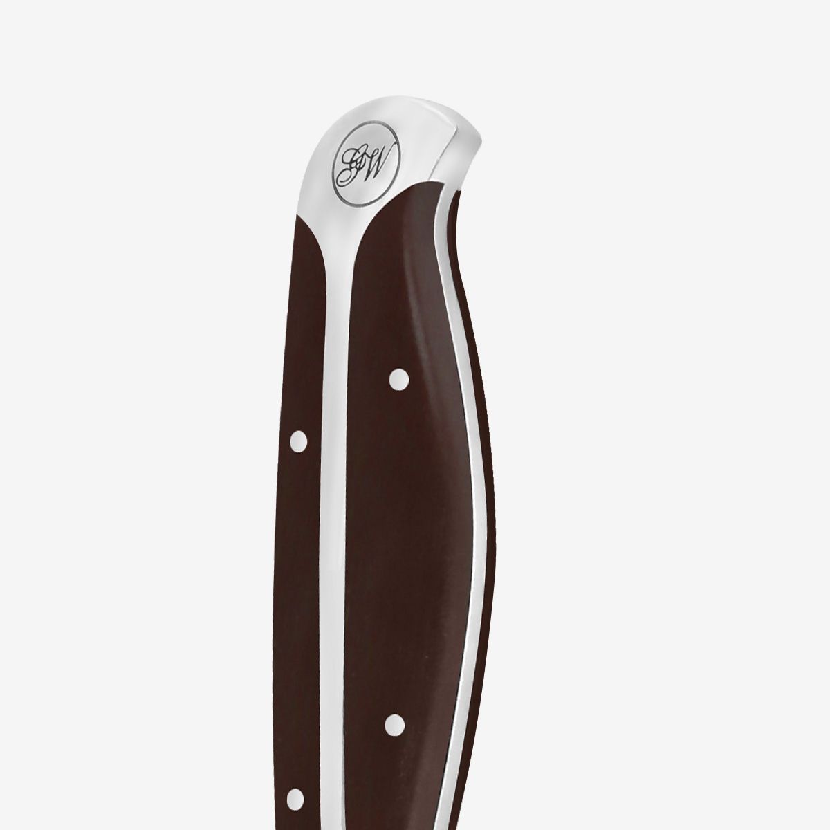 Gunter Wilhelm Premier Santoku Knife, 7 Inch | Dark Brown ABS Handle SKU: 30-315-0407-2