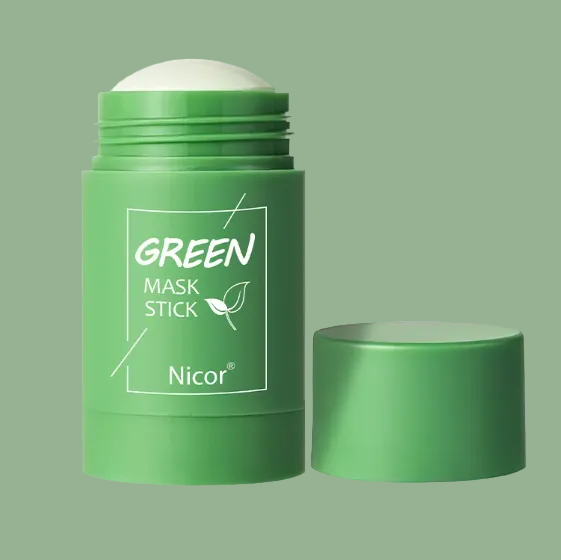 Green Tea Deep Cleansing Mud Mask for Acne, Blackheads, Oil Control & Brightening | Hydrating Washable Pore Minimizing Face Mask