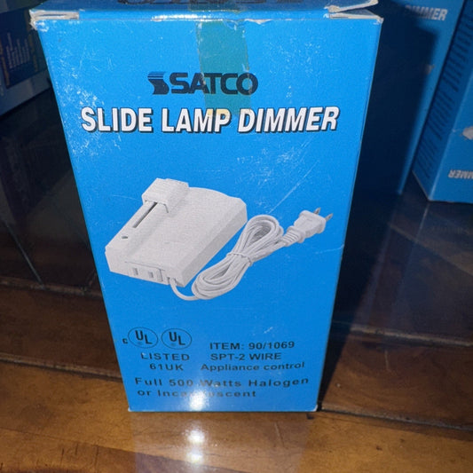 Slide Lamp Dimmer White Rated 500W 120V 4.3A 90-1069(BRAND NEW)Appliance Control