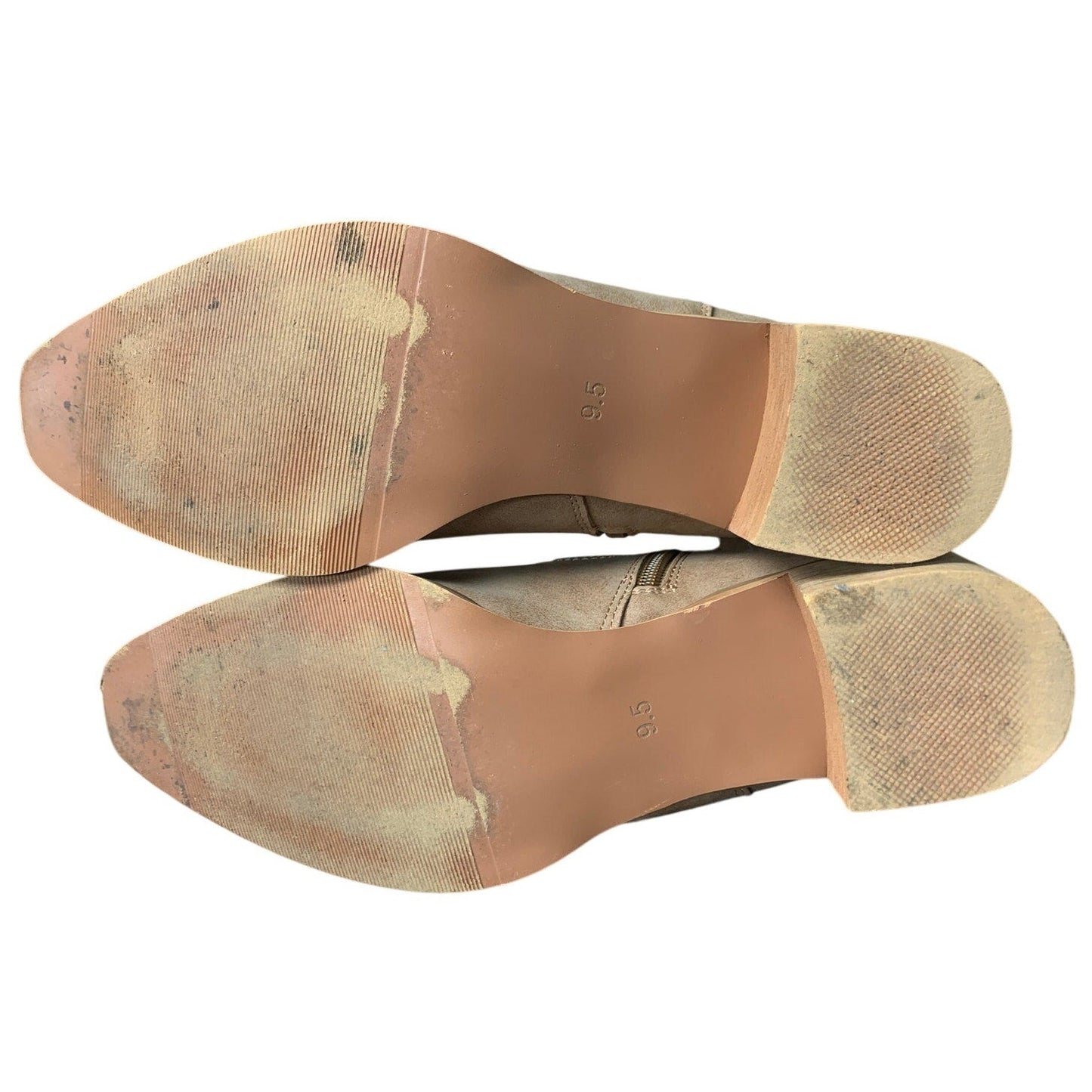 IUV Womens Size 9.5 Brown Faux Leather Knee Length 2" Heel Western Cowboy Boots