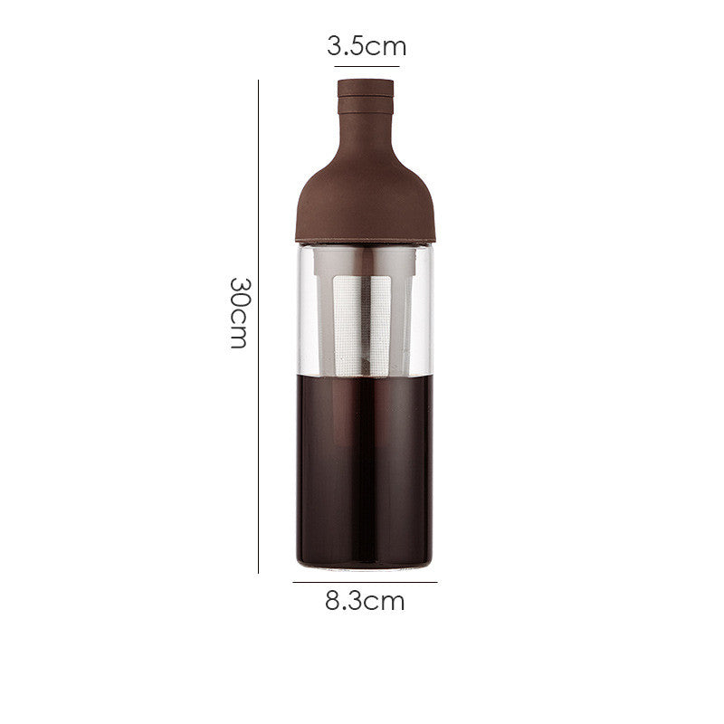 Glass Coffee Pot Mocha Cold Brew Cafetera Filter Coffee Pot Tea Infuser-4