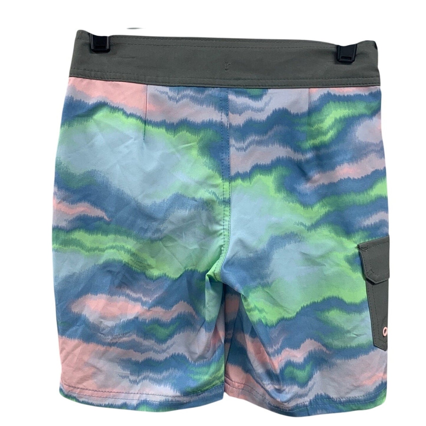 New Art Class Boys Size 4 Lined Pastel Ombre Stripe UPF 50+ Swim Swimming Trunks