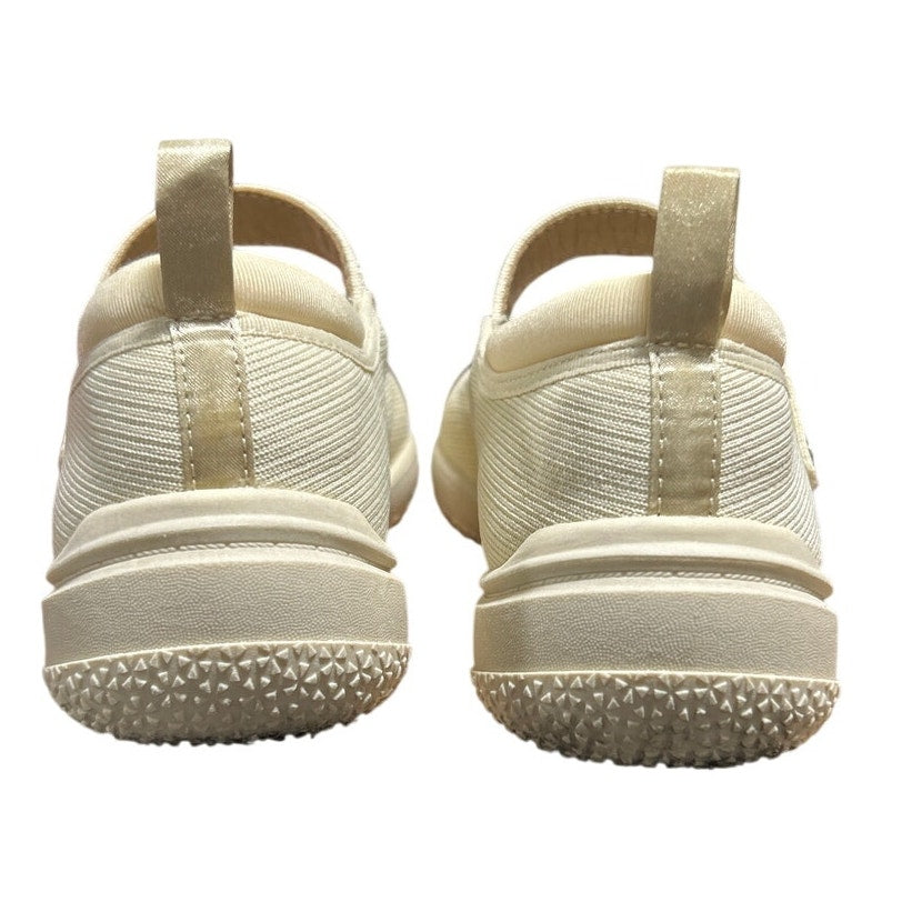 New JSport Womens Size 7.5 Beige Tan Hook Loop Closure Mary Jane Comfort Shoes