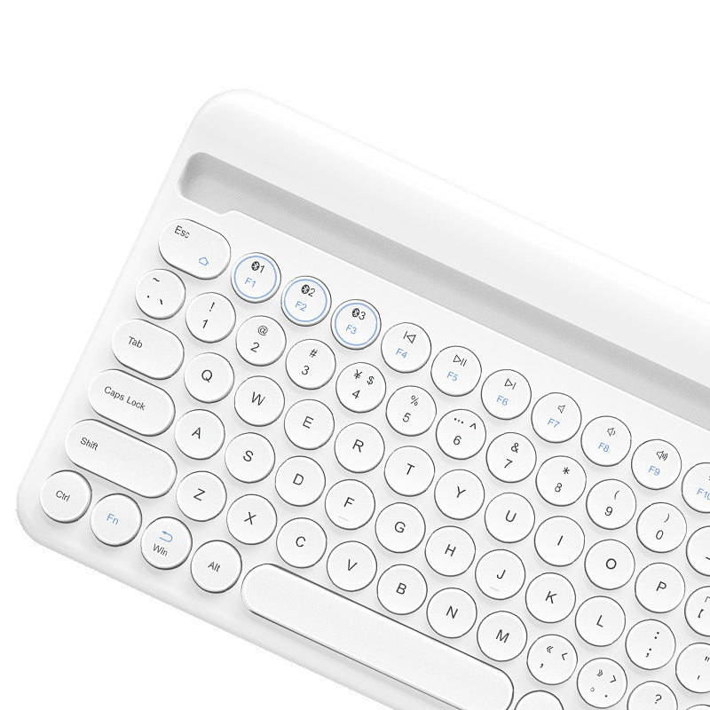 Bluetooth Keyboard Android Can Connect To Mobile Phone Tablet Notebook Mute Cute