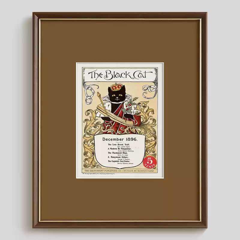 Retro Poster Cat Wall Art-4