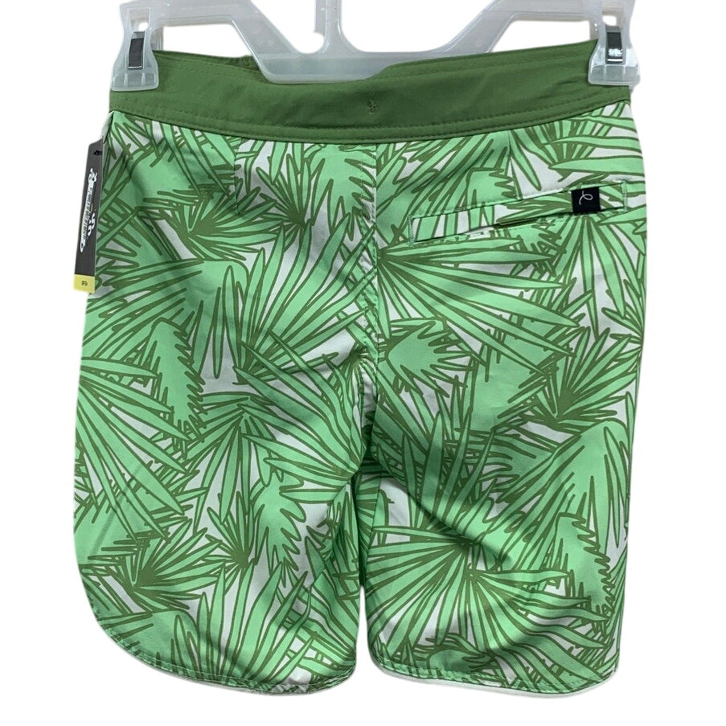 New Art Class Boys Size 16 Lined Tropical Fern Leaf UPF 50+ Swim Swimming Trunks