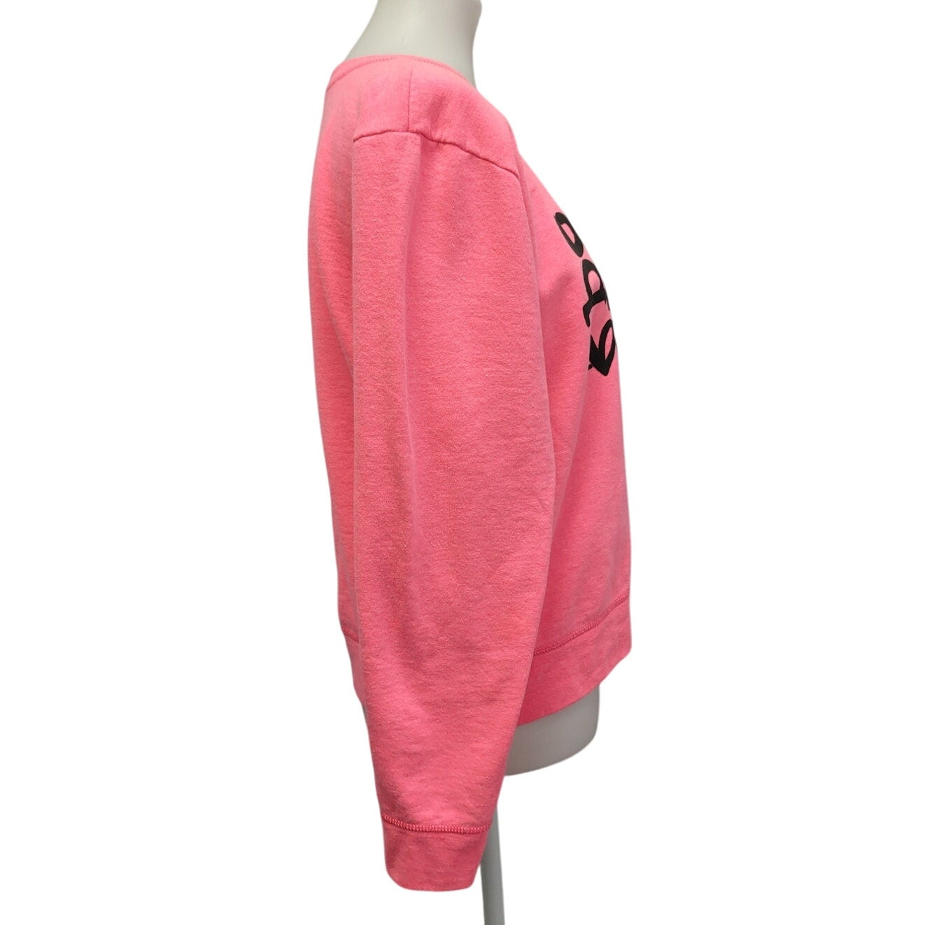 Hand Printed Upcycled Womens Medium Always Be Kind Crew Neck Sweatshirt