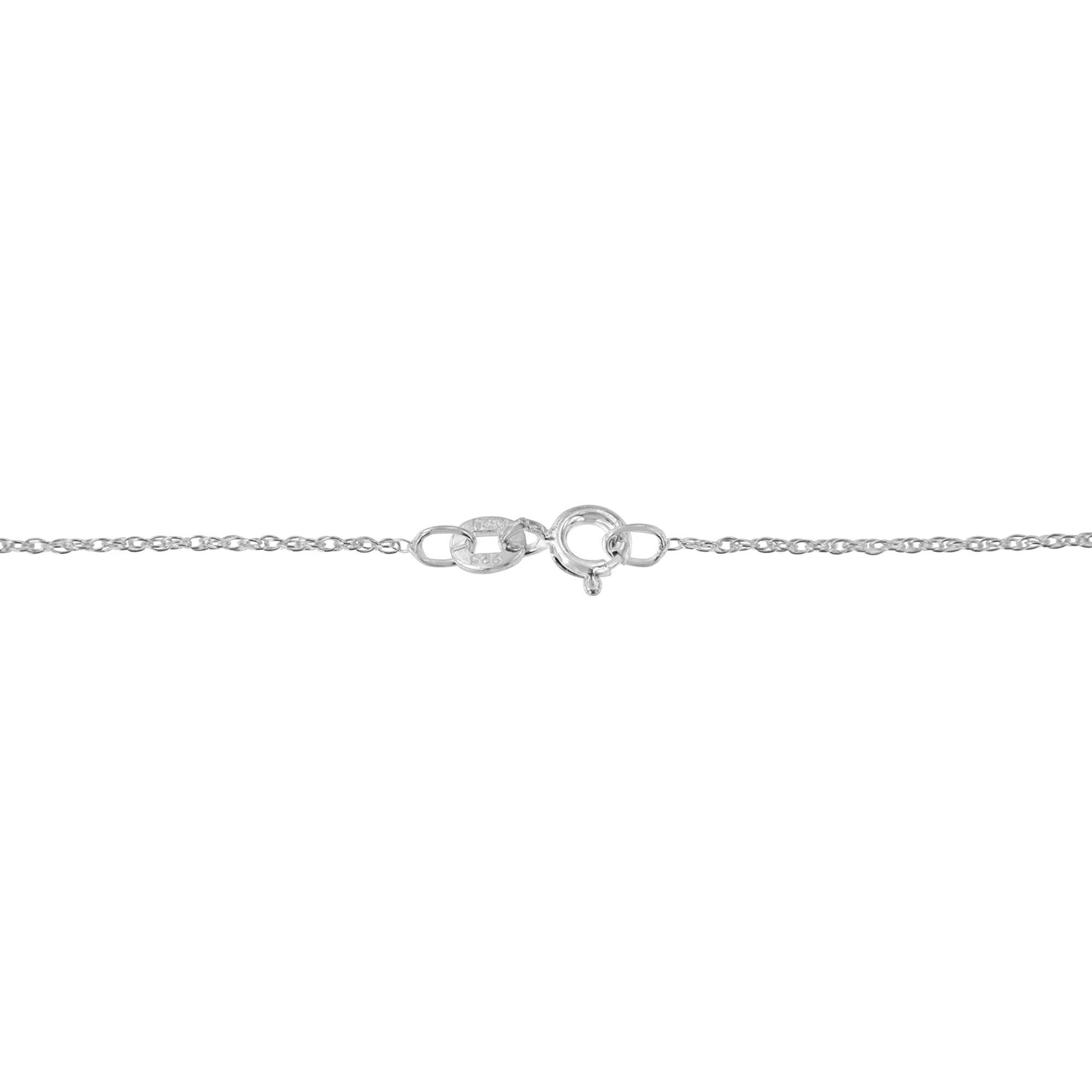 .925 Sterling Silver 4 Cttw Round-Cut Double Row Composite Diamond Heart 18" Pendant Necklace (K-L Color, I1-I2 Clarity)-3