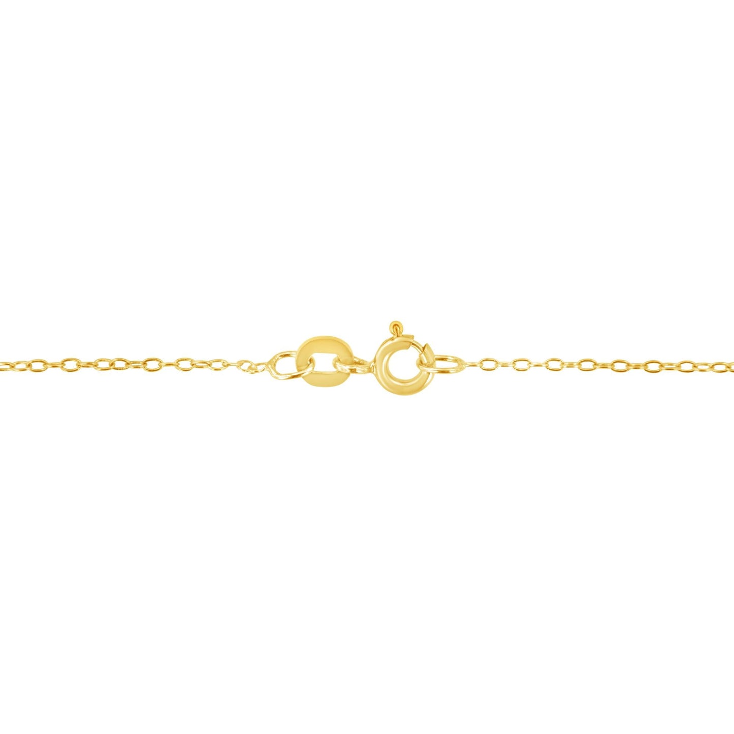 14K Yellow Gold Plated .925 Sterling Silver 4.0 Cttw Diamond Shadow Frame Heart 18" Pendant Necklace (J-K Color, I1-I2 Clarity)-3