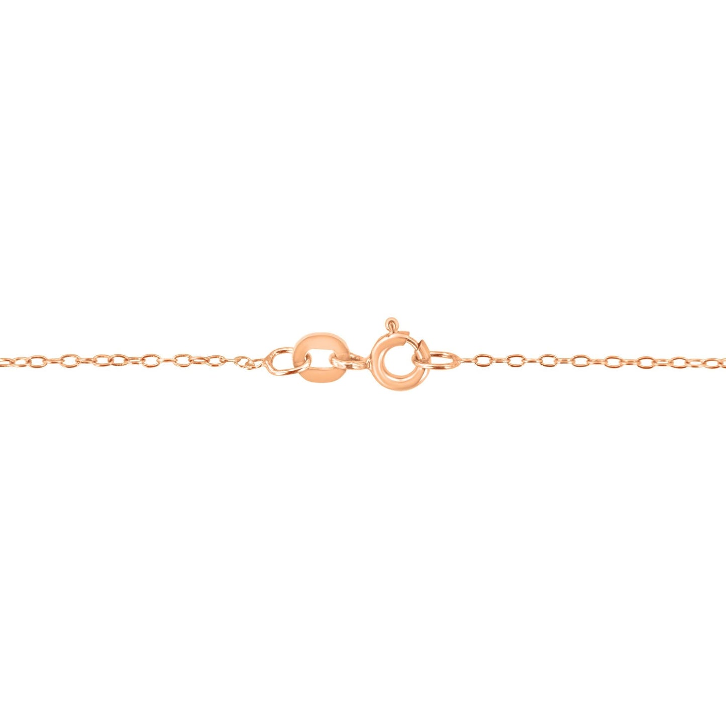 AGS Certified 10K Rose Gold 1/5 Cttw Bezel Set Round Diamond Solitaire 16-18" Adjustable Pendant Necklace (H-I Color, VS1-VS2 Clarity)-3