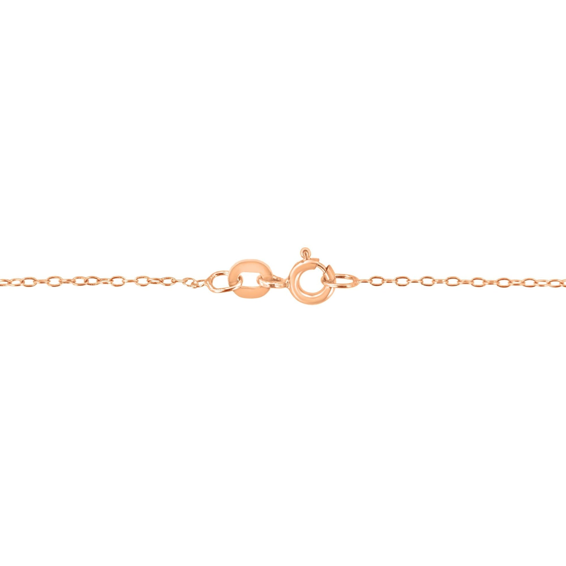 AGS Certified 10K Rose Gold 1/5 Cttw Bezel Set Round Diamond Solitaire 16-18" Adjustable Pendant Necklace (H-I Color, VS1-VS2 Clarity)-3