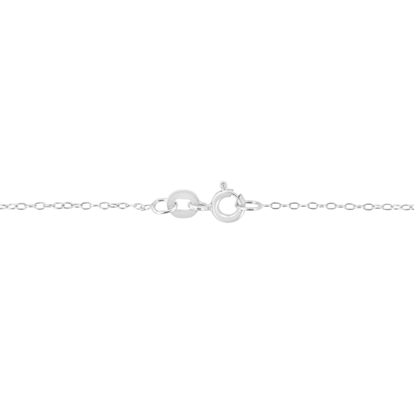 AGS Certified 10K Gold Bezel Set Round Diamond Solitaire 16-18" Adjustable Pendant Necklace (H-I Color, SI1-SI2 Clarity)-3