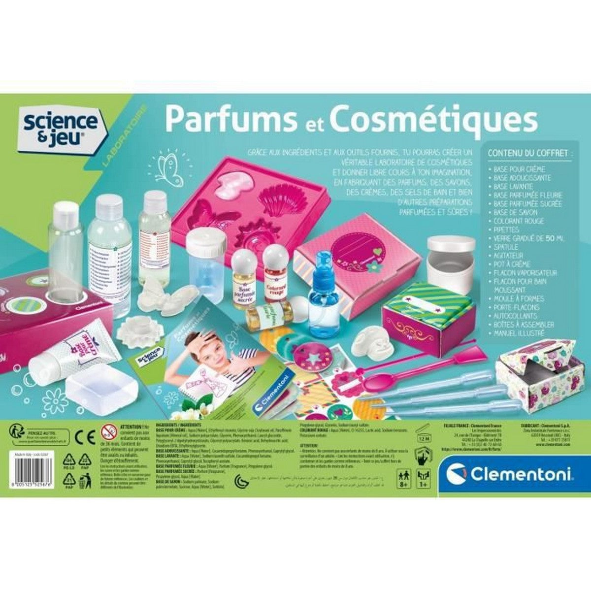 Science Game Clementoni French Perfume Cosmetics 52567-1