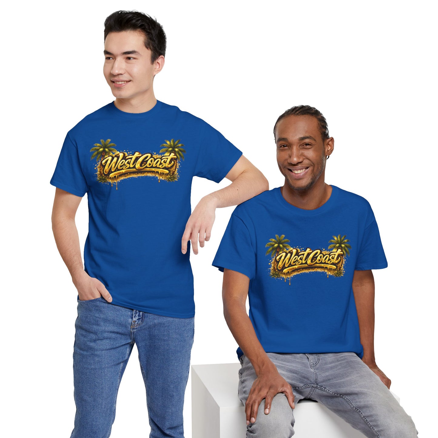 West Coast Palm Tree T-Shirt — Retro Surf Vibe Tee