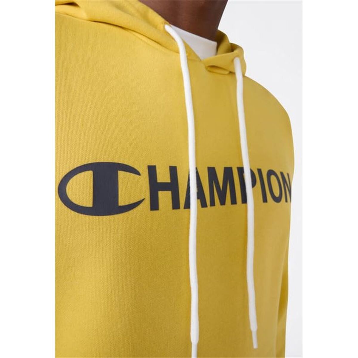 Men’s Hoodie Champion Graphic Shop Yellow-2
